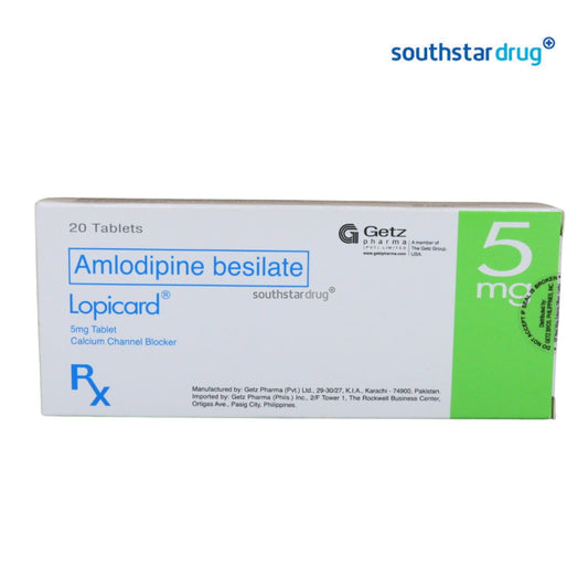 Rx: Lopicard 5mg Tablet