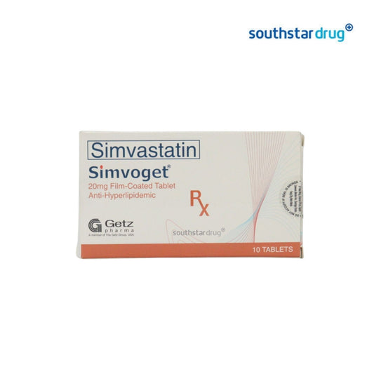 Rx: Simvoget 20mg Tablet
