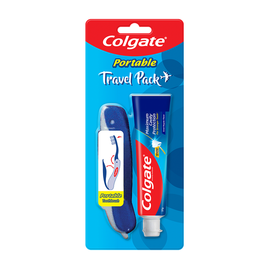 Colgate Portable Travel Pack Toothbrush