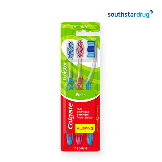 Colgate Twister Medium Buy 2 Get 1 Free Toothbrush