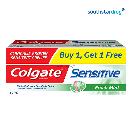 Colgate Sensitive Fresh Mint Toothpaste 110g - 2 Tubes