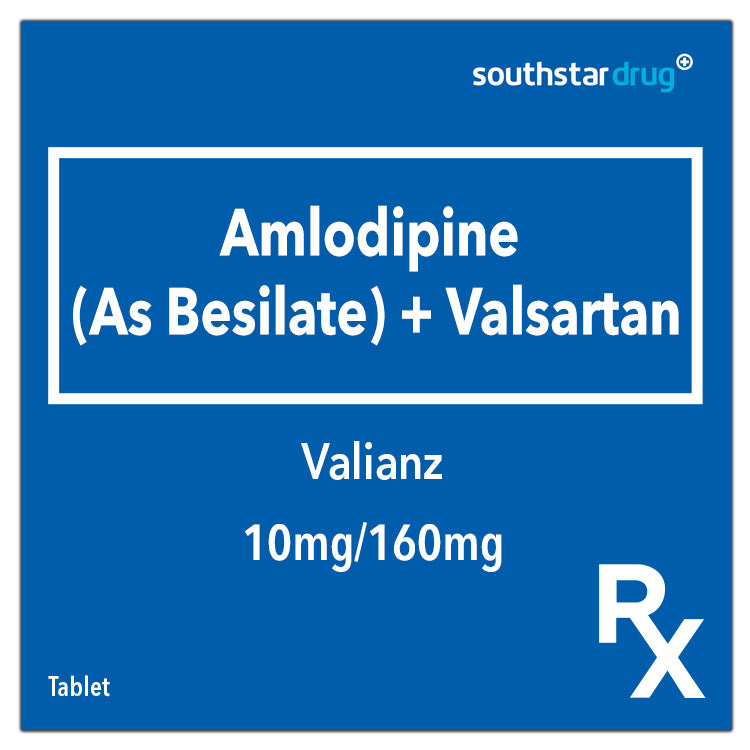Rx: Valianz 10mg/160mg Tablet