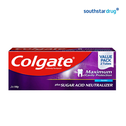 Colgate plus Sugar Acid Neutralizer 2x190g
