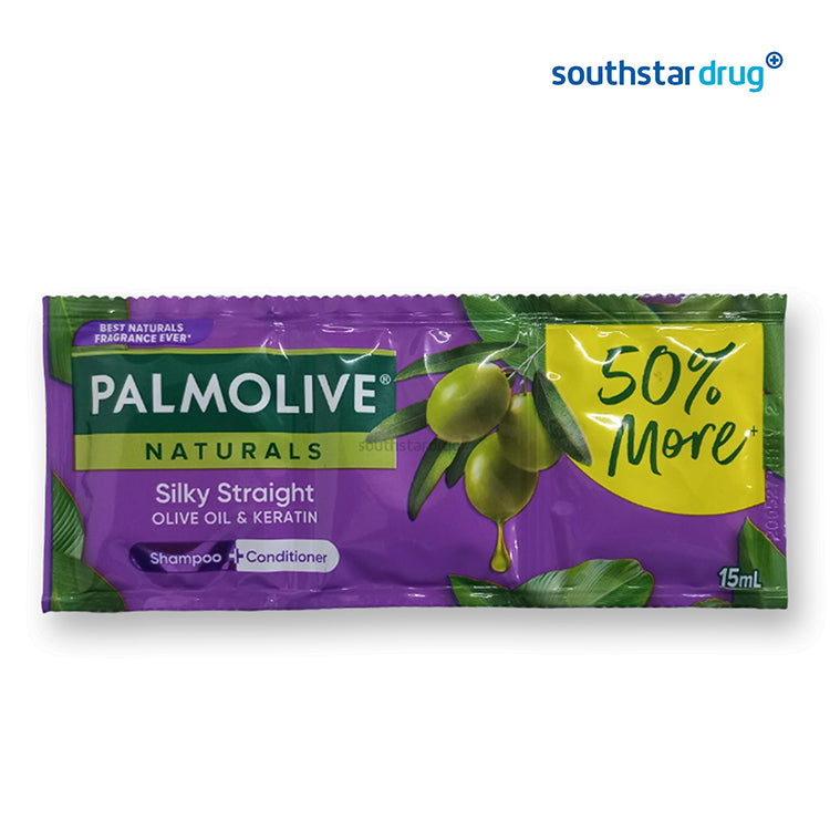 Palmolive Shampoo & Conditioner Silky Straight 15ml - 6s