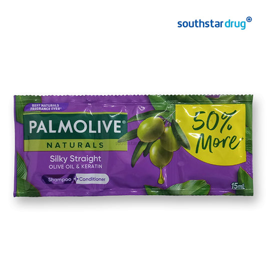 Palmolive Shampoo & Conditioner Silky Straight 15ml - 6s