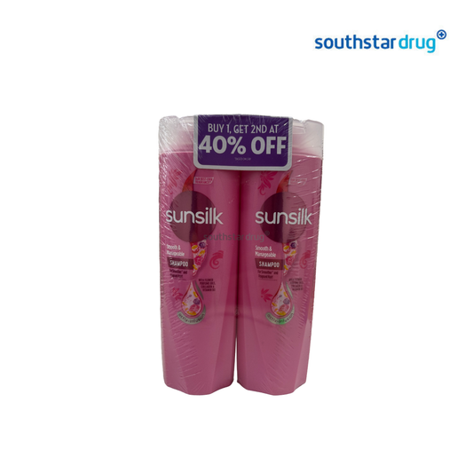 Sunsilk Shampoo Smooth & Manageable 180ml Buy 1 Get 2nd 40% Off