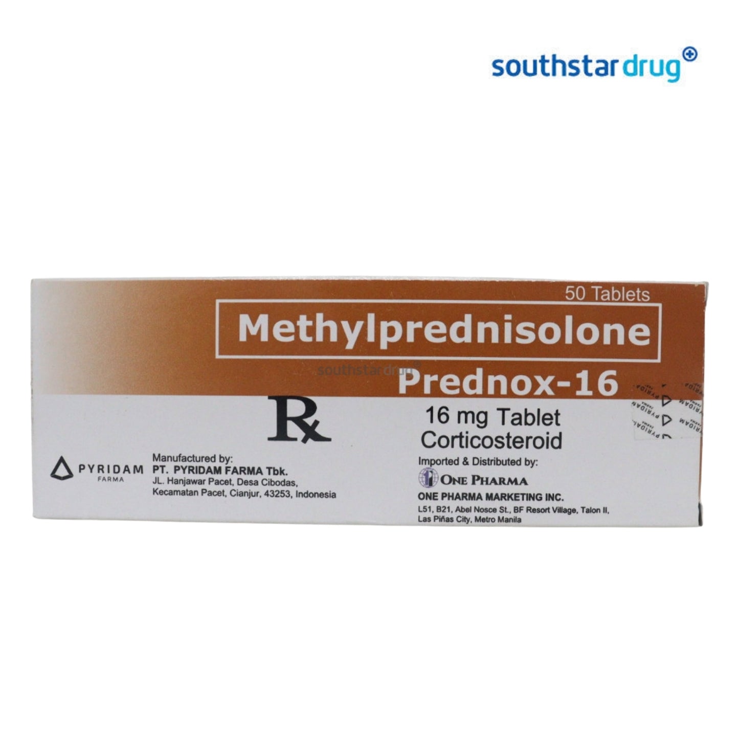 Rx: Prednox-16 16mg Tablet