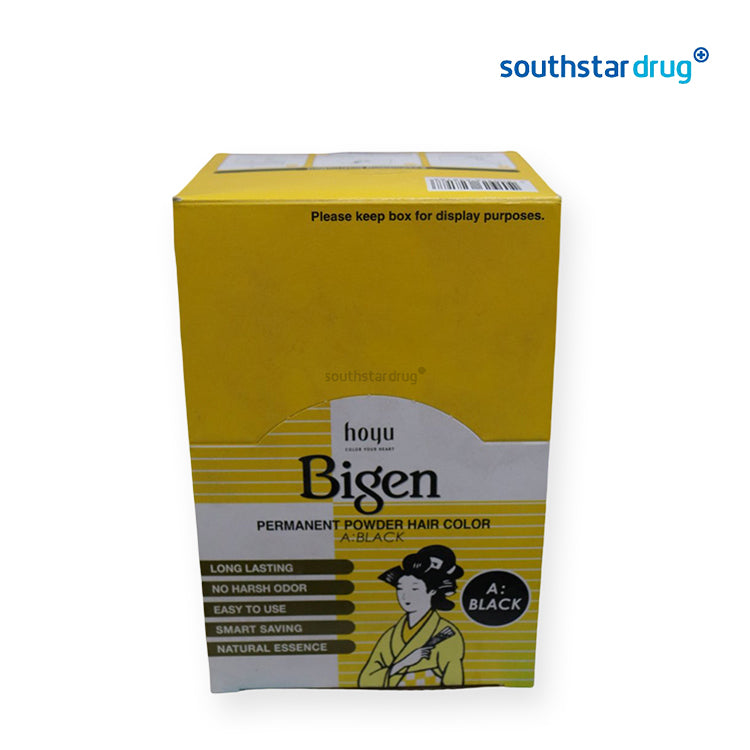 Bigen Powder Hair Dye Natural Black (1 Box)
