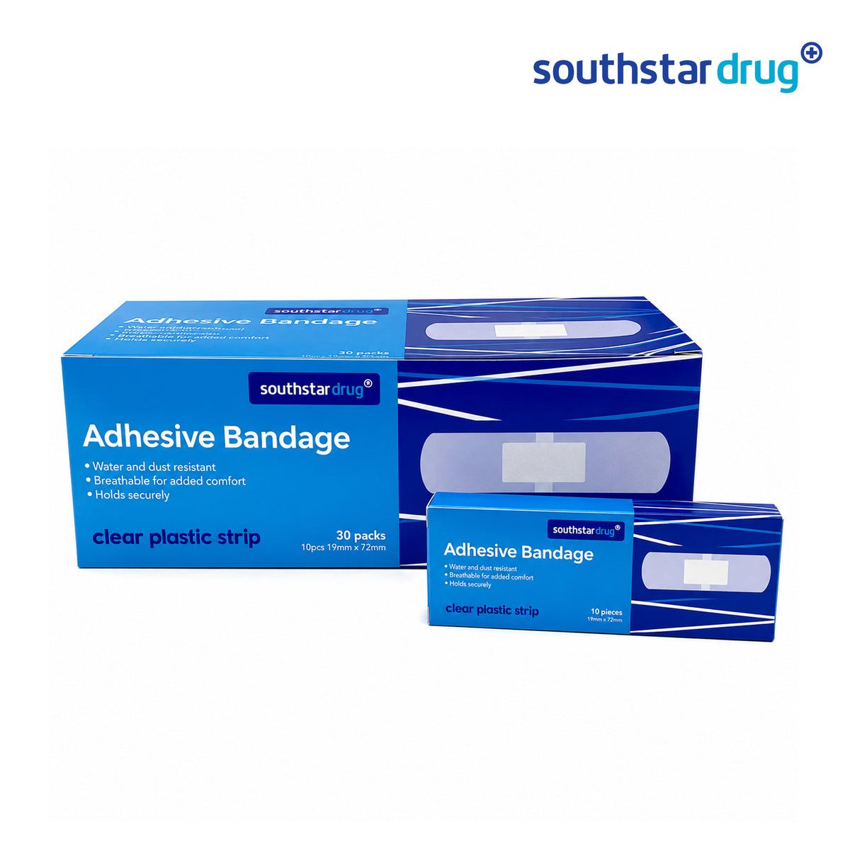 Southstar Drug Adhesive Bandage Clear Plastic Strips - 10s - Southstar Drug