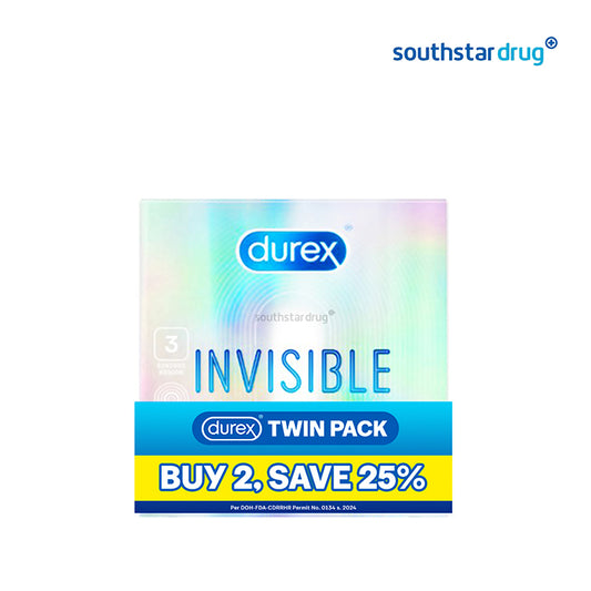 Durex Condom Invisible 3s Buy 2, Save 25% Off