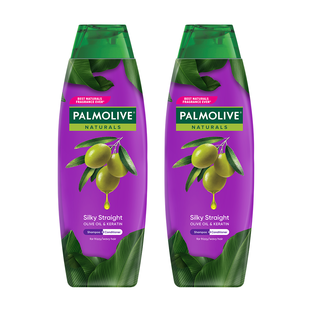Palmolive Naturals Silky Straight Conditioner & Shampoo 90ml Get 2nd Bottle at 50% Off