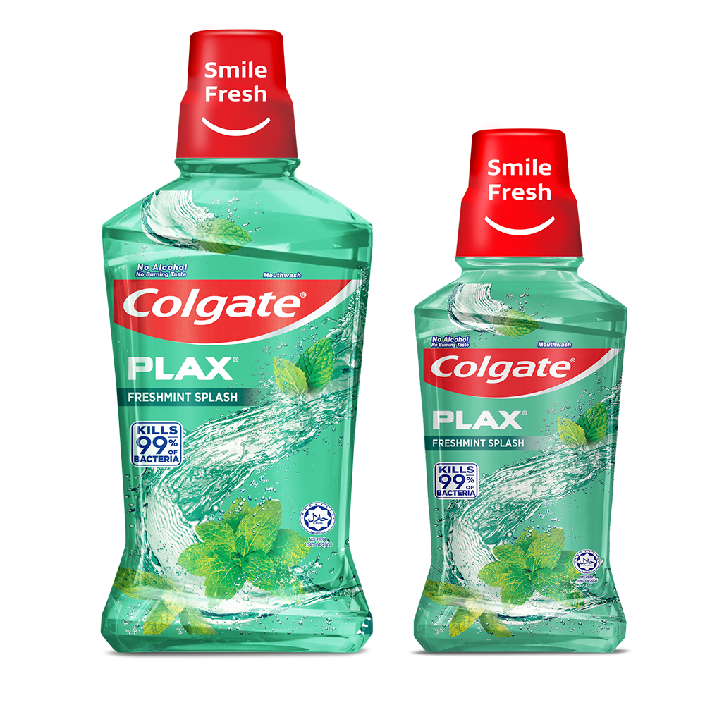 Colgate Fresmint 500ml Free 250ml Mouthwash