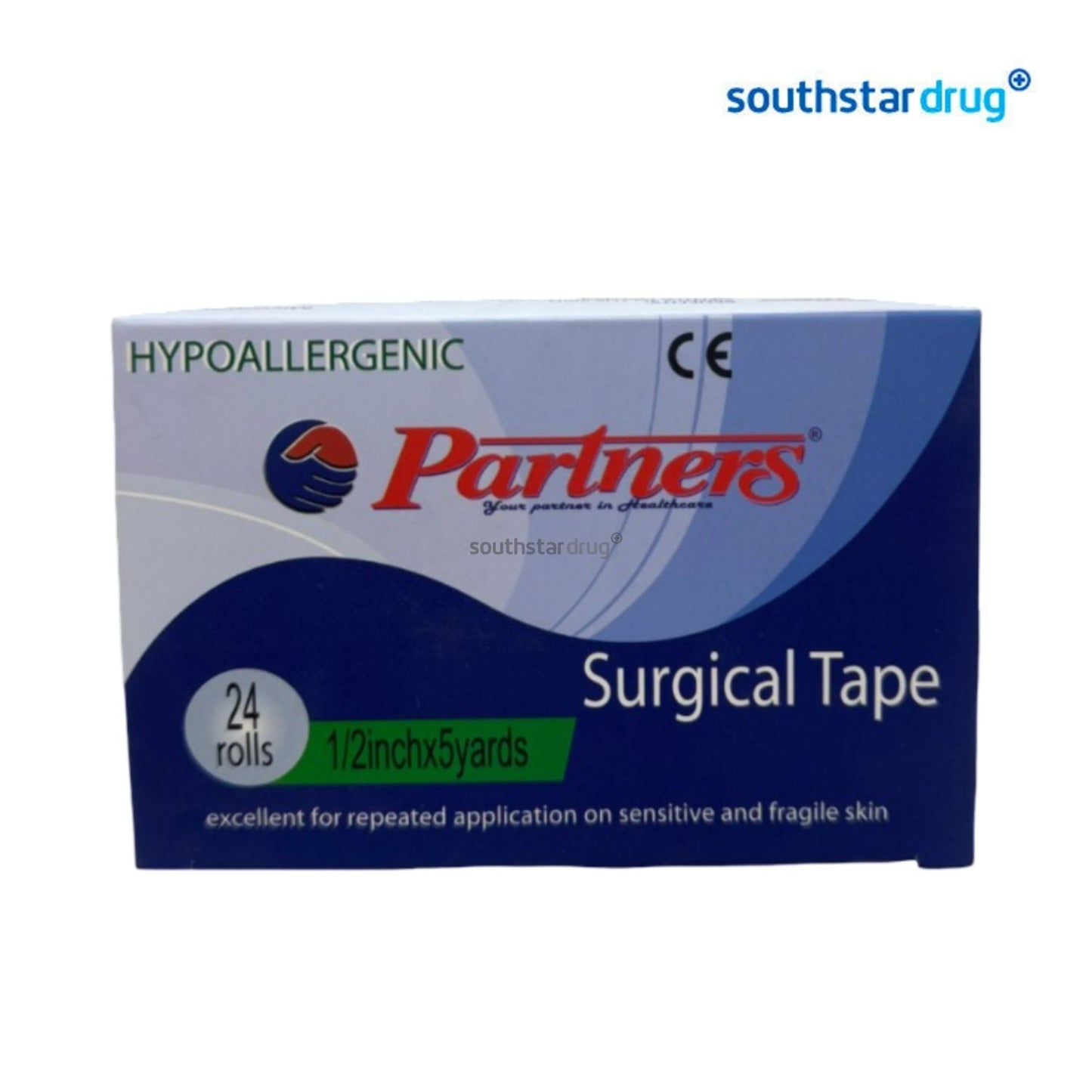 Partners Surgical Tape 1/2in x 5yd (10pcs)