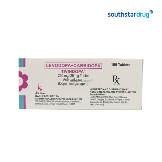 Rx: Twindopa 250mg/25mg Tablet