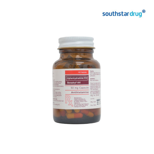 Rx: Benadryl AH 50mg Capsule