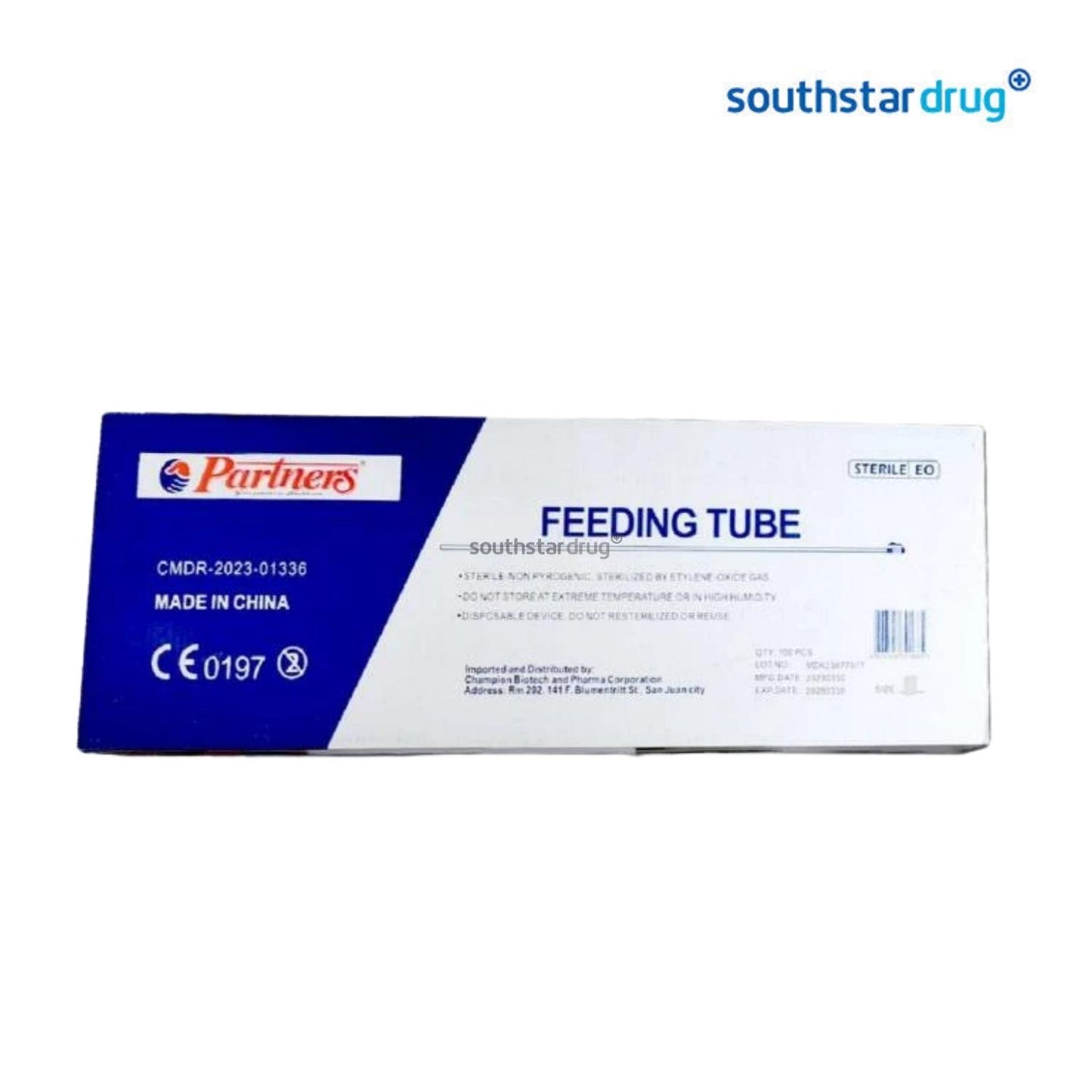 Partners Feeding Tube Sterile Fr.8 1s