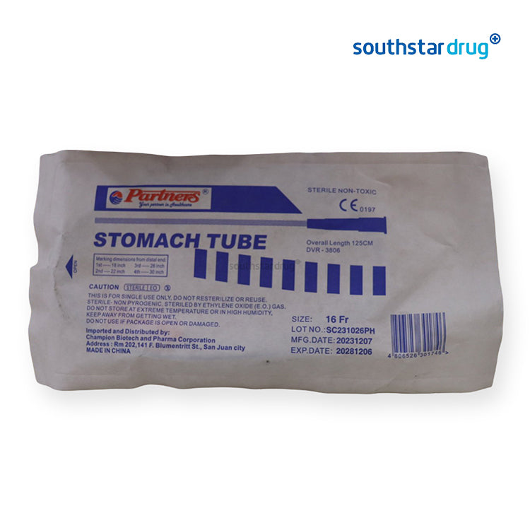 Partners NGT Tube Silicone FR16 1s