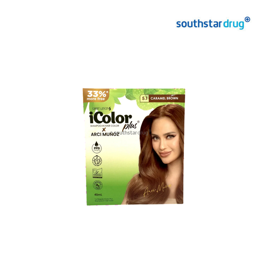 IColor Haircolor Caramel Brown Shampoo 40ml