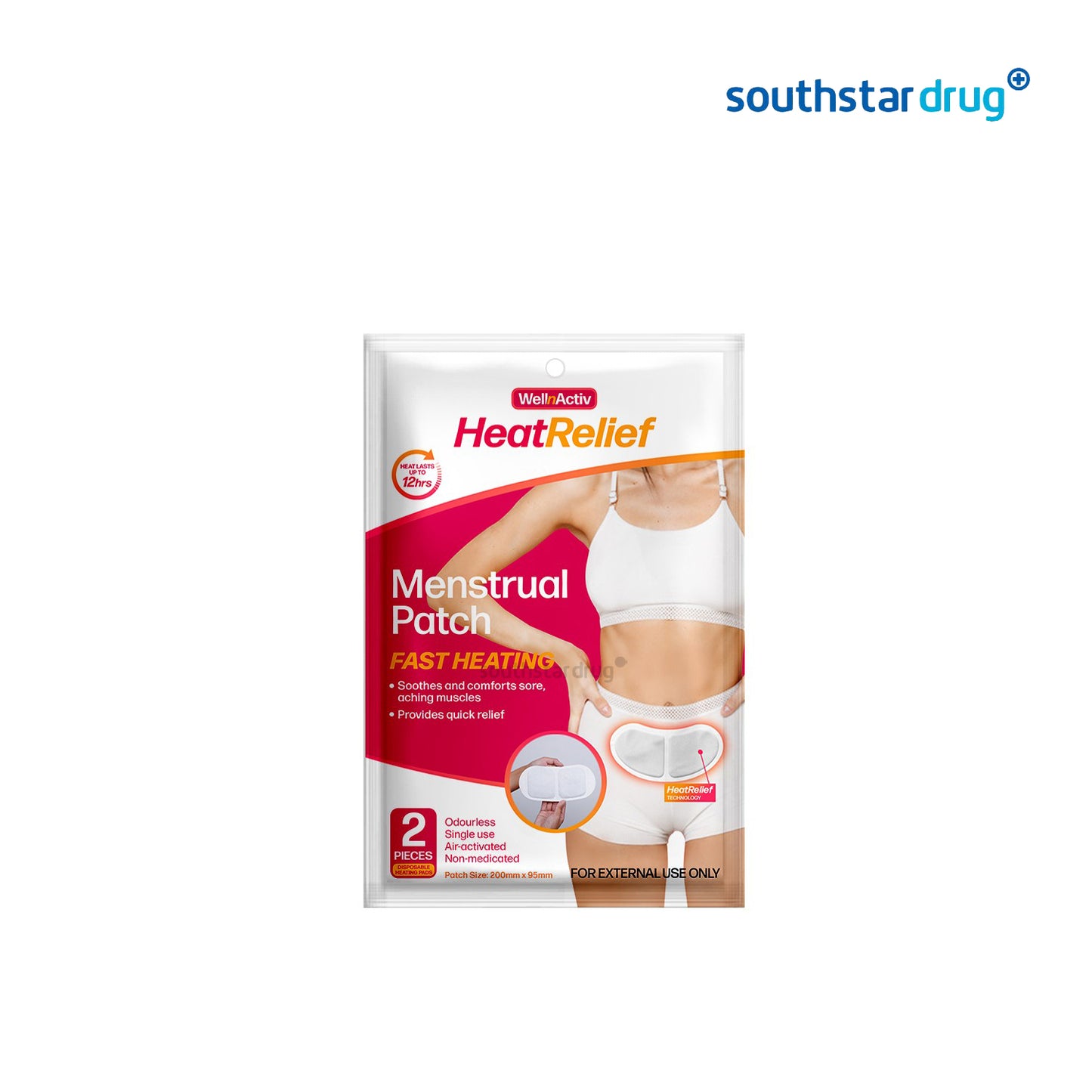 WellnActiv HeatRelief Menstrual Patch - 2s