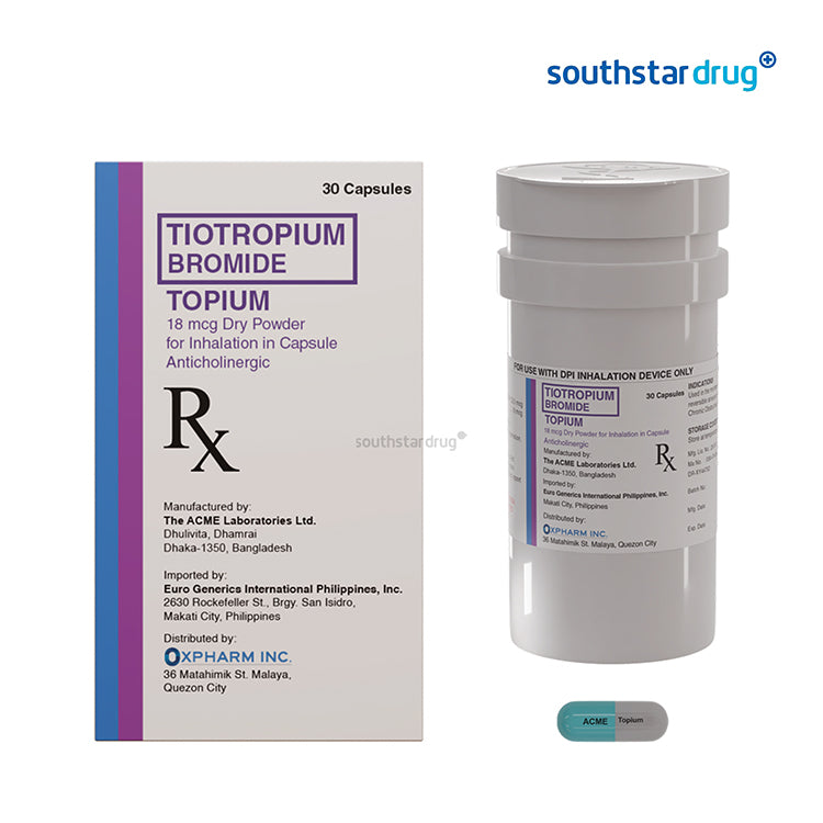 Rx: Topium 18mcg Inhalation Capsule