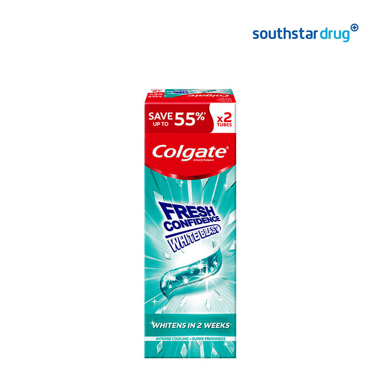 Colgate FC White Blast Ocean Fresh 150gx2 Twin Pack Toothpaste