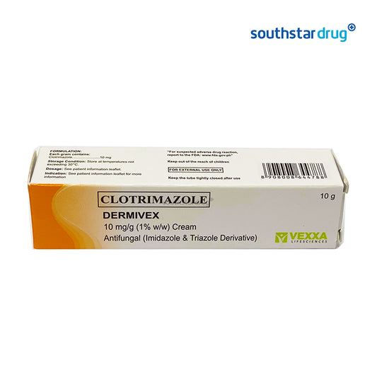 Dermivex 10mg/g 10g Cream