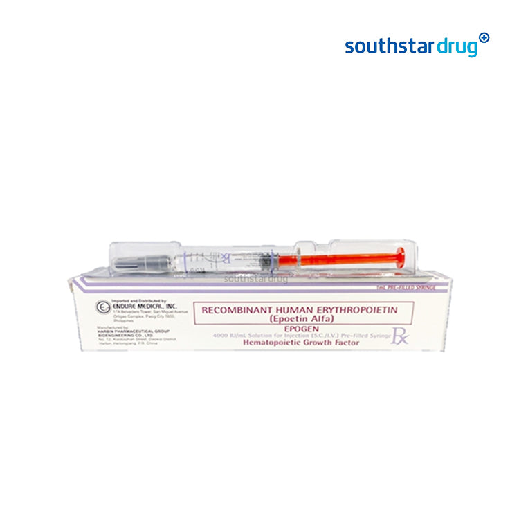 Rx: Epogen Bio Solution for Injection 4000IU/ml