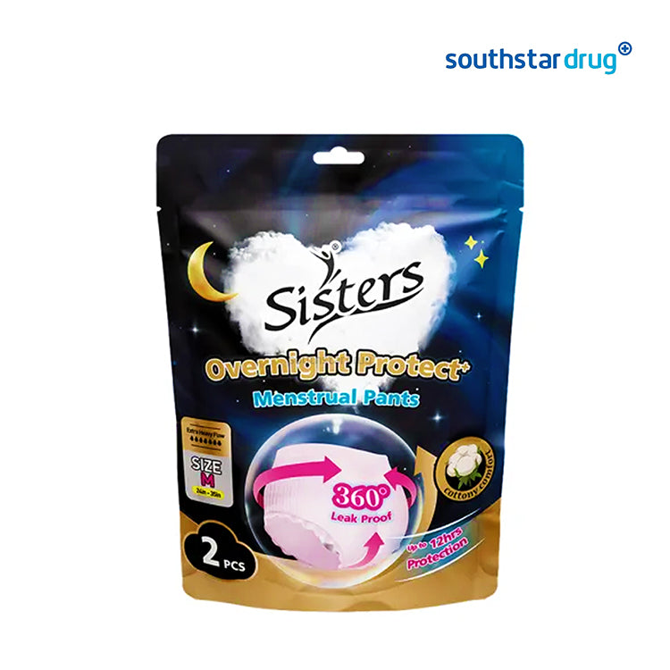 Sisters Menstrual Pants Overnight Protect Medium - 2s