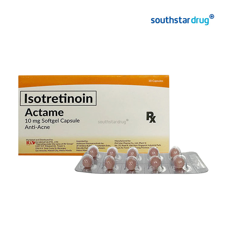 Rx: Actame 10mg Softgel Capsule