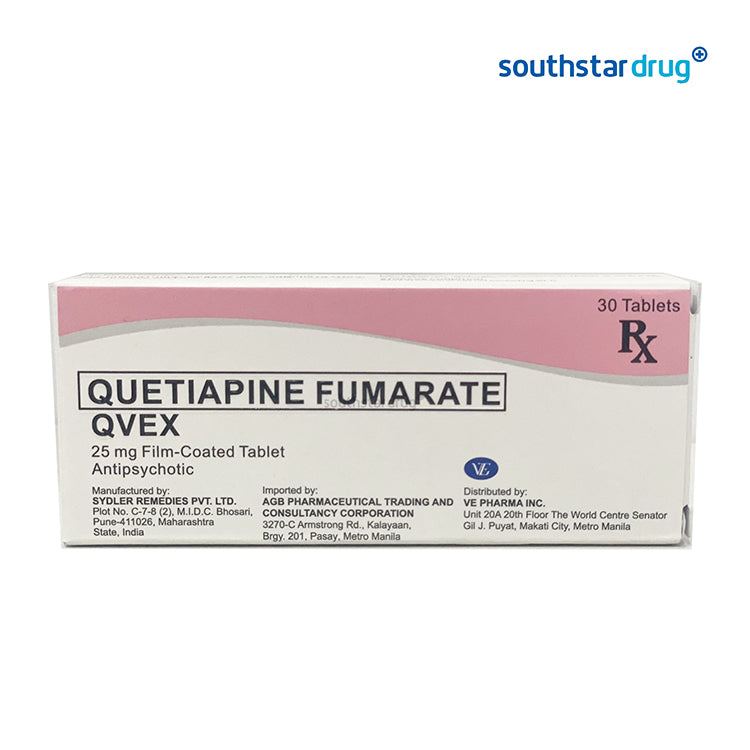 Rx: Qvex 25mg Film-Coated Tablet