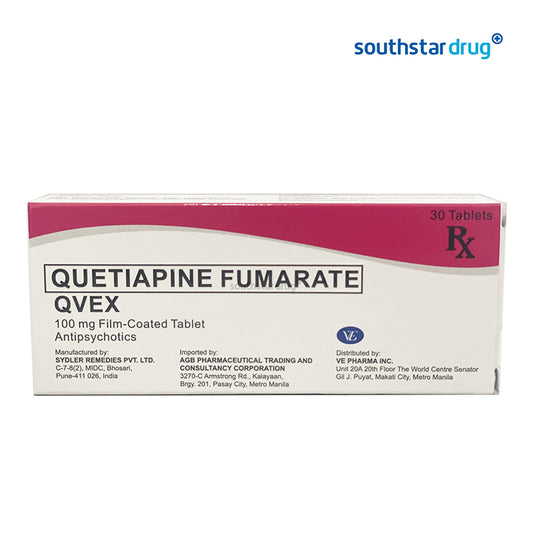 Rx: Qvex 100mg Tablet