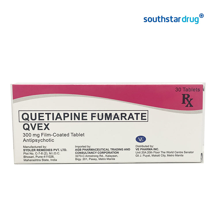 Rx: Qvex 300mg Film-coated Tablet