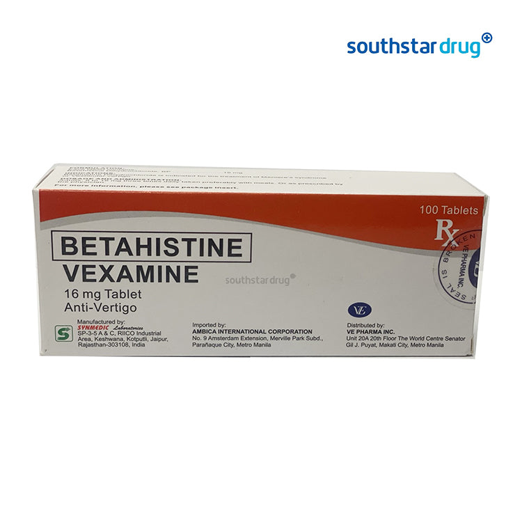 Rx: Vexamine 16mg Tablet