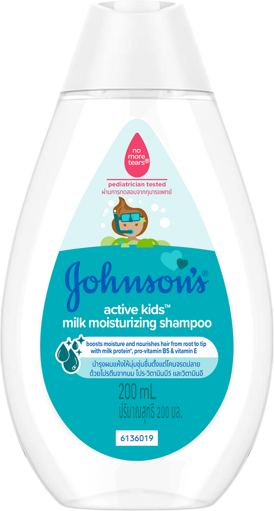 Johnson's Baby Milk Moisturizing Shampoo 200ml