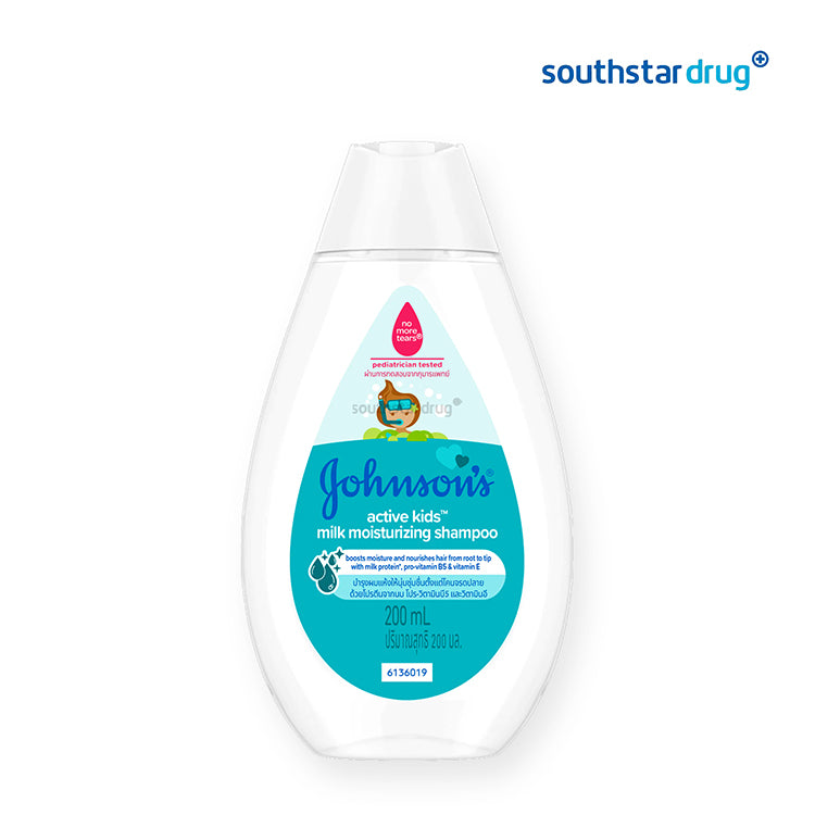 Johnson’s Baby Milk Moisturizing Shampoo 200ml gentle nourishing hair care