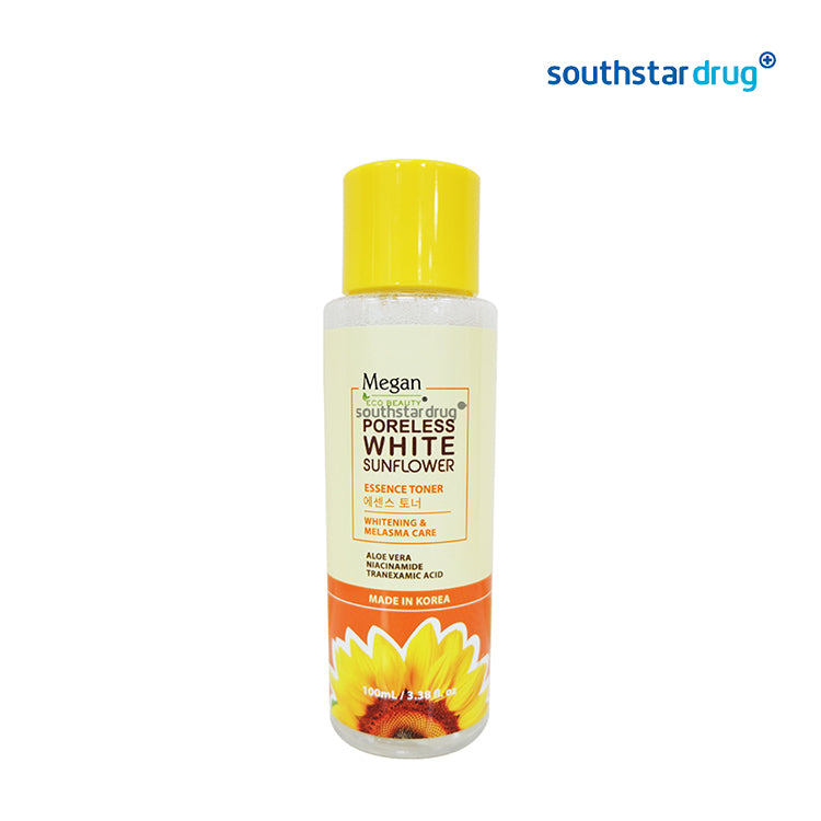 Megan Facial Toner Poreless Whitening Sunflower 100ml Bottle