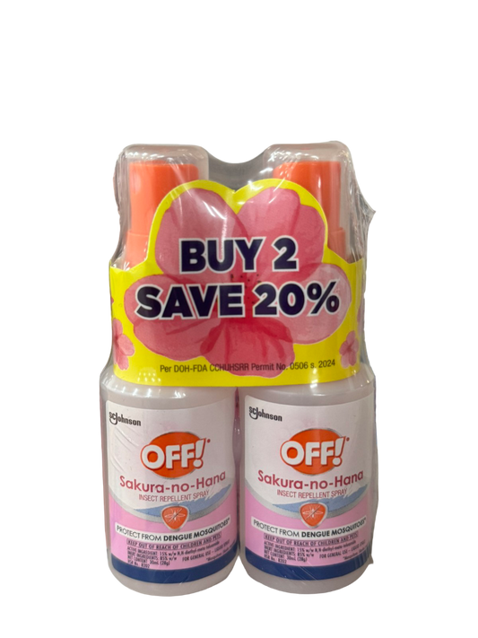 OFF! Spray Sakura No Hana 30mL x2 Pack