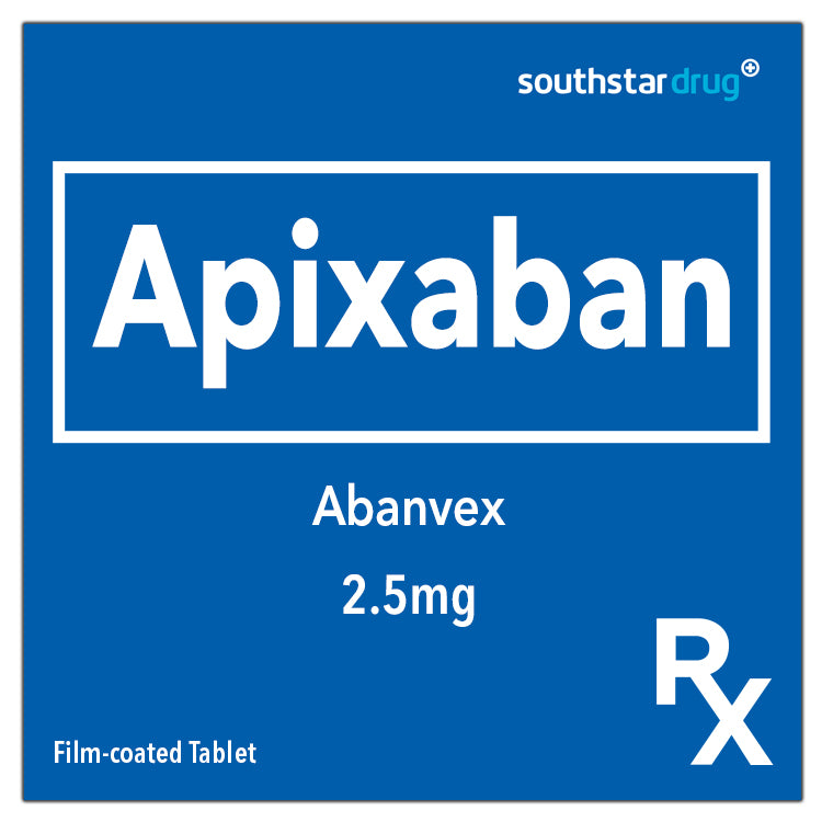 Rx: Abanvex 2.5mg Film-coated Tablet