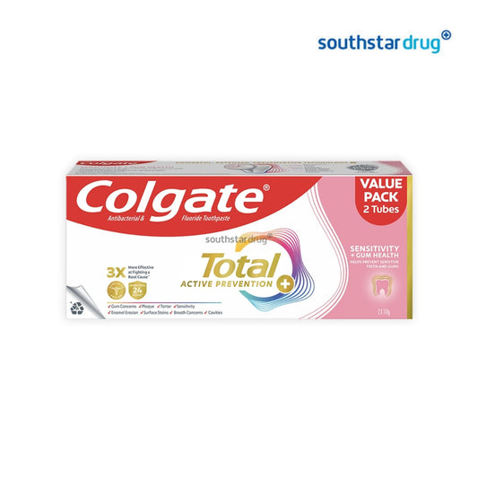 Colgate Total Toothpaste Sensitive Gum Health 110g x2 Twin Pack