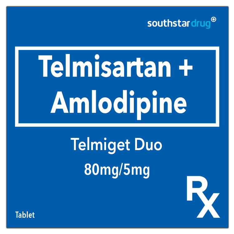 Rx: Telmiget Duo 80mg/5mg 1pc. Tablet