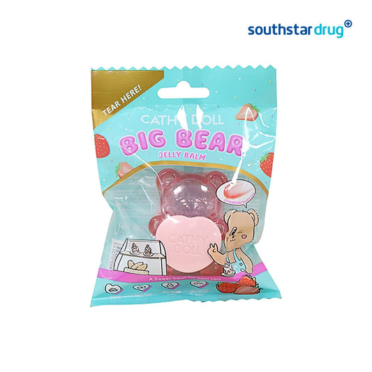 Cathy Doll Big Bear Jelly Lip Balm Strawberry Shortcake 5g