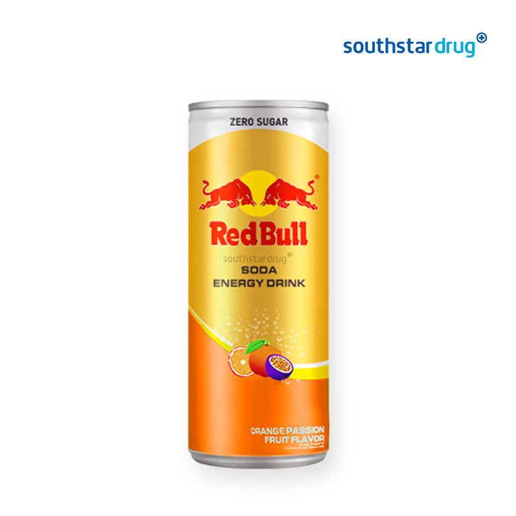 Red Bull Energy Drink Orange Fruit 250ml Can
