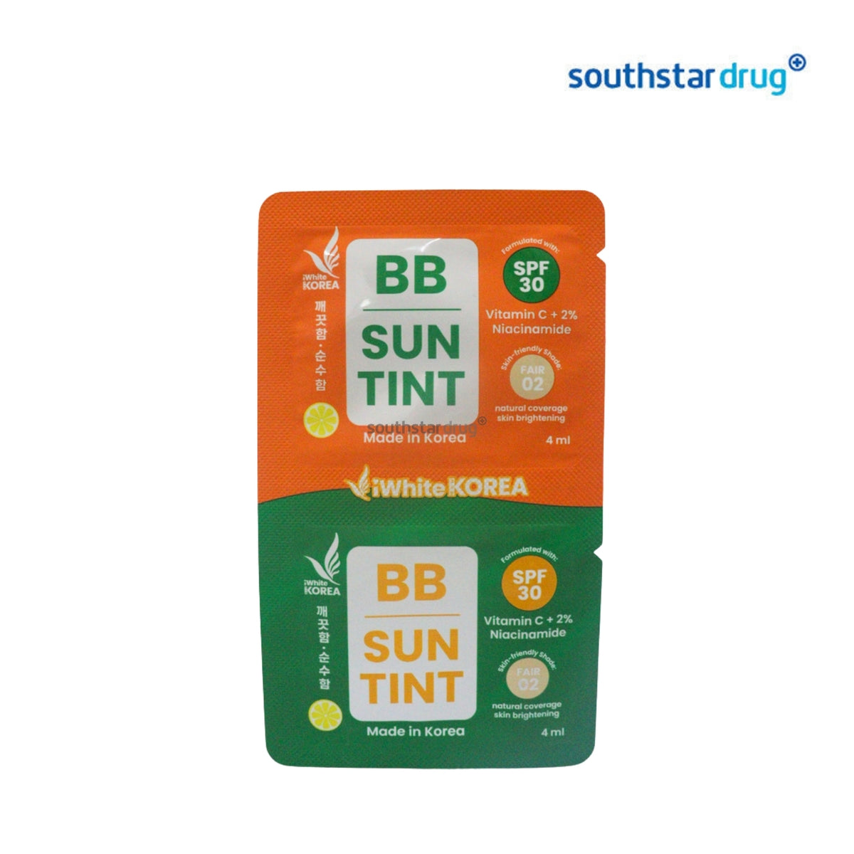 iWhite BB Cream Sun Tint Fair 4ml Sachet – Tinted Face Cream