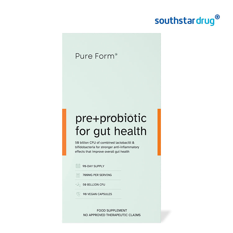 Pure Form Pre + Probiotic Capsules 50 Billion CFU – Gut & Immunity Support
