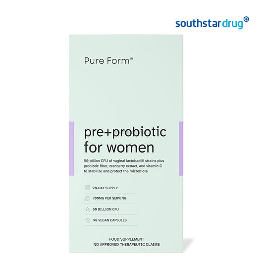 Pure Form Pre + Probiotic for Women 50 Billion CFU – Digestive & Beauty Health