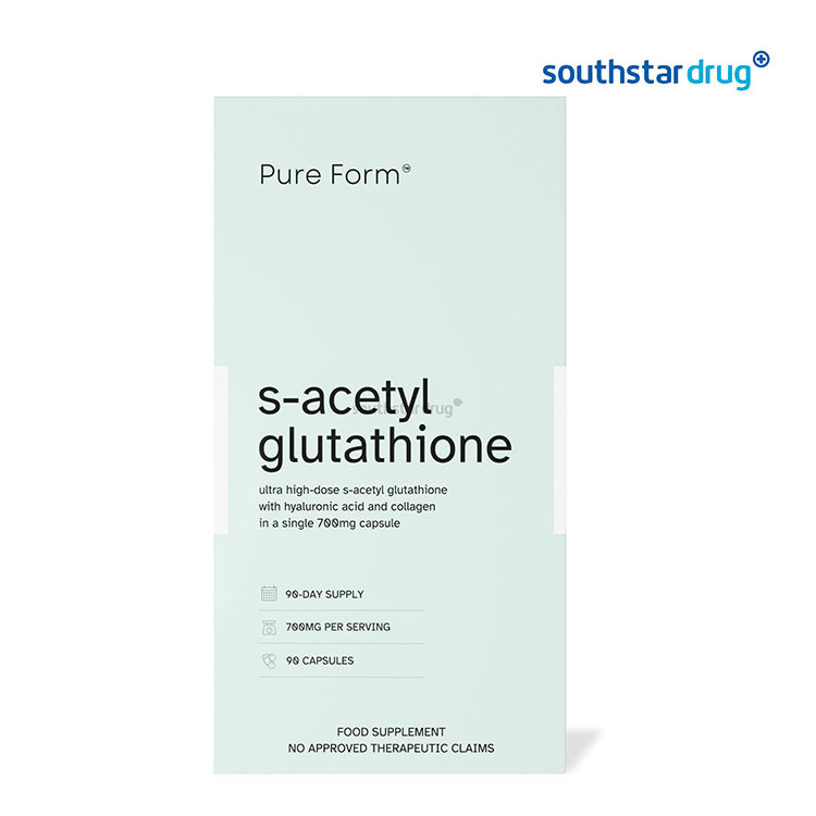Pure Form S-Acetyl Glutathione 700mg – Advanced Skin & Detox Supplement
