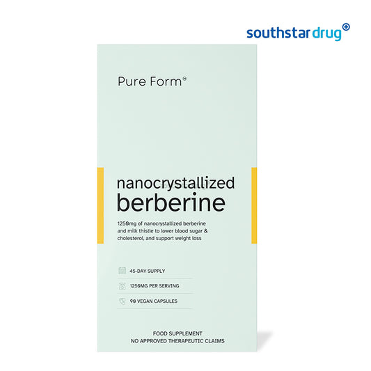 Pure Form Nanocrystallized Berberine 1250mg – Metabolism & Wellness Support
