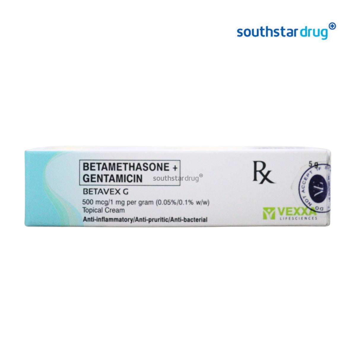Rx: Betavex G Topical Cream 500mcg/1mg