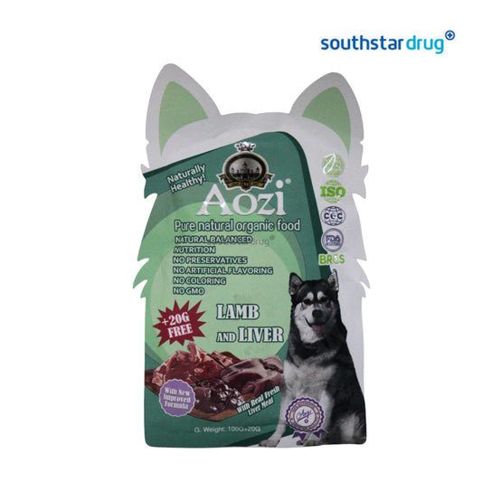 Aozi Wet Dog Food Lamb & Liver 100g (1 Pouch)