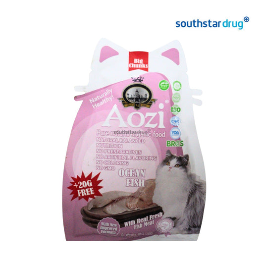 Aozi Wet Cat Food Ocean Fish 85g (1 Pouch)